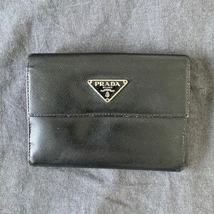 Prada Black Wallet Authentic